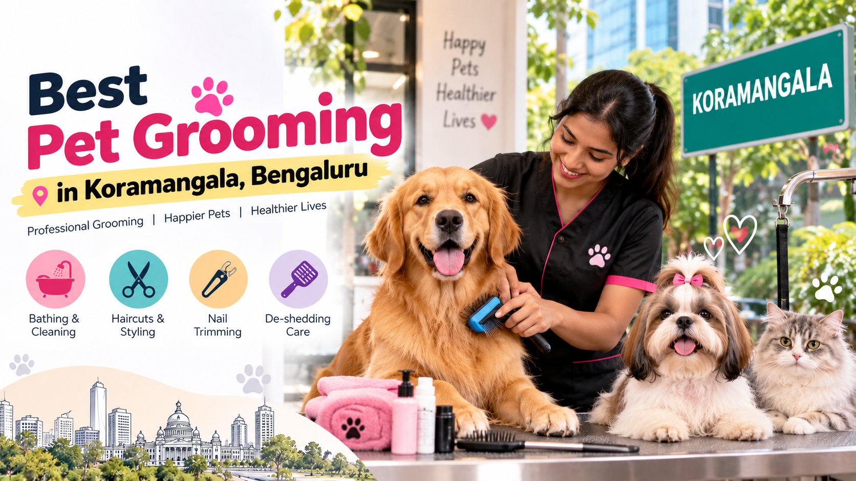 Best Pet Grooming in Koramangala, Bengaluru: A Complete Guide for Pet Parents